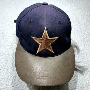 Vintage Dallas Cowboys Cap Hat Strap Back Blue Wool NFL Football American Needle